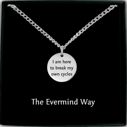 Your Affirmation on a Cuban Coin Necklace